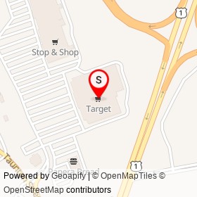 Target on Taunton Street, Plainville Massachusetts - location map