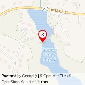 Massapoag Trail And Brook on Winslow Road, Sharon Massachusetts - location map
