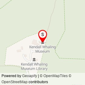 Kendall Whaling Museum on Everett Street, Sharon Massachusetts - location map