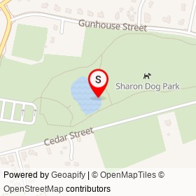 Deborah Sampson Park on , Sharon Massachusetts - location map
