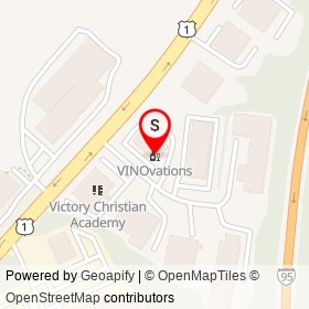 VINOvations on Merchant Street, Sharon Massachusetts - location map