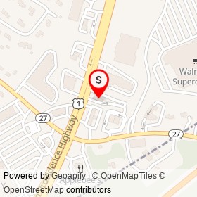 Clydes Grill & Bar on Boston Providence Highway, Walpole Massachusetts - location map