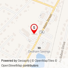 Toyota Used Car Dealership on Main Street, Walpole Massachusetts - location map