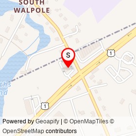 No Name Provided on North Street, Foxborough Massachusetts - location map