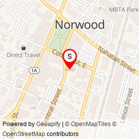 Vico on Central Street, Norwood Massachusetts - location map
