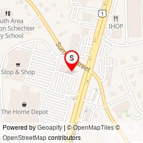 Chipotle on Sumner Street, Norwood Massachusetts - location map