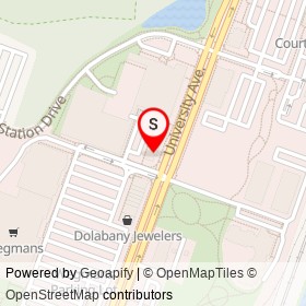 Anthony's Coal Fired Pizza on University Avenue, Westwood Massachusetts - location map