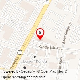 The Feisty Greek on Vanderbilt Avenue, Norwood Massachusetts - location map