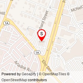 CVS Pharmacy on Providence Highway, Dedham Massachusetts - location map