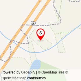 Neponset River Reservation on I 95, Canton Massachusetts - location map