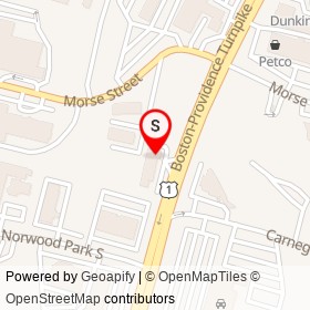 Gyro & Kebab House on Boston-Providence Turnpike, Norwood Massachusetts - location map