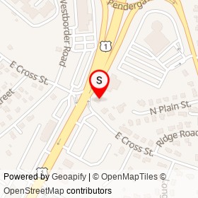 Jiffy Lube on Boston-Providence Turnpike, Norwood Massachusetts - location map