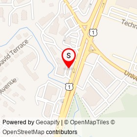 Irving on Boston-Providence Turnpike, Norwood Massachusetts - location map