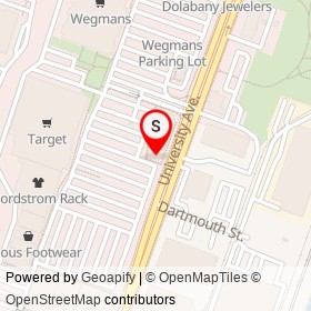Chipotle on University Avenue, Westwood Massachusetts - location map