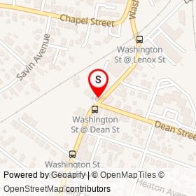 Domino's on Washington Street, Norwood Massachusetts - location map