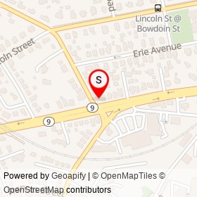 Apex Velo on Boylston Street, Newton Massachusetts - location map