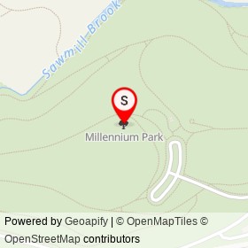 Millennium Park on , Boston Massachusetts - location map