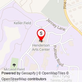 Henderson Arts Center on Campus Drive, Dedham Massachusetts - location map