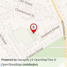 Goddard/ Christina on Goddard Street, Newton Massachusetts - location map
