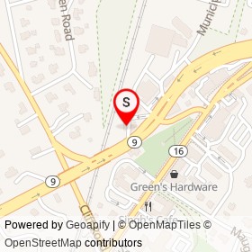 Akar Auto Center on Worcester Street, Wellesley Massachusetts - location map