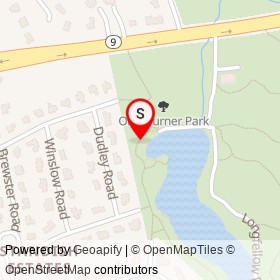 Ollie Turner Park on , Wellesley Massachusetts - location map