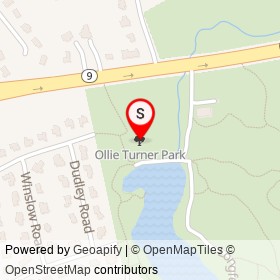 Ollie Turner Park on , Wellesley Massachusetts - location map