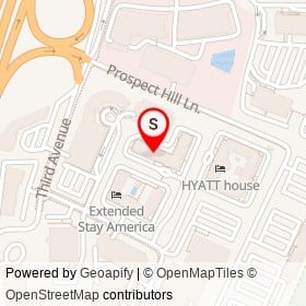 Extended Stay America on Fourth Avenue, Waltham Massachusetts - location map