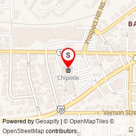 Five Guys on Main Street, Waltham Massachusetts - location map