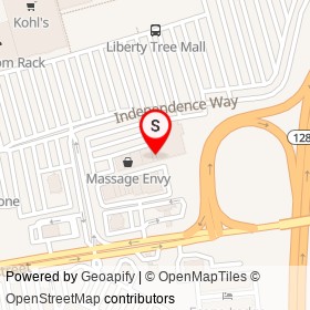 Sport Clips on Independence Way, Danvers Massachusetts - location map
