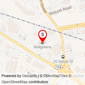 Walgreens on Andover Street, Peabody Massachusetts - location map