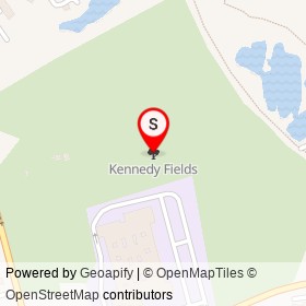 Kennedy Fields on , Peabody Massachusetts - location map
