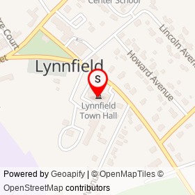 Lynnfield Police Department on Summer Street, Lynnfield Massachusetts - location map