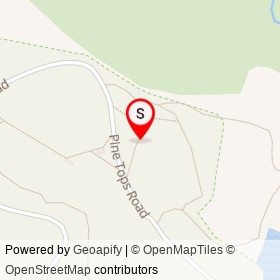 Bark Place on Pine Tops Road, Saugus Massachusetts - location map