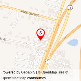Newbury Street Inn on Broad Street, Peabody Massachusetts - location map