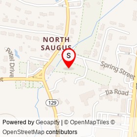 Boulder St Area on Walnut Street, Saugus Massachusetts - location map