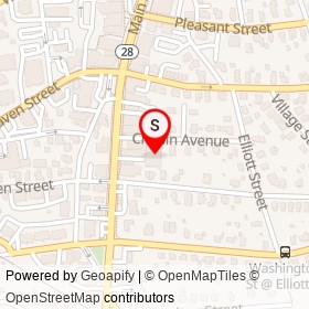 Reading Square Auto Body on Chapin Avenue, Reading Massachusetts - location map