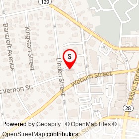 No Name Provided on Linden Street, Reading Massachusetts - location map