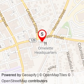Sonny Noto's on Water Street, Wakefield Massachusetts - location map