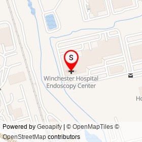 Winchester Hospital Endoscopy Center on Commerce Way, Woburn Massachusetts - location map