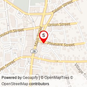 No Name Provided on Pleasant Street, Reading Massachusetts - location map