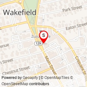 Wakefield Eye Associates on Main Street, Wakefield Massachusetts - location map