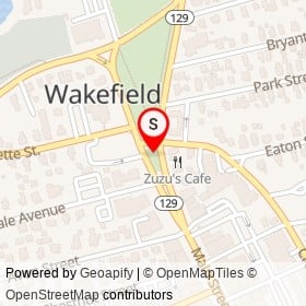Yale Avenue Historic District on , Wakefield Massachusetts - location map