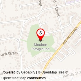 Moulton Playground on , Wakefield Massachusetts - location map