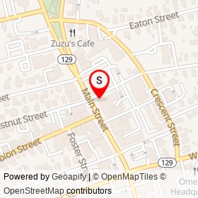 A Cut Above on Main Street, Wakefield Massachusetts - location map
