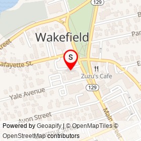 No Name Provided on Yale Avenue, Wakefield Massachusetts - location map
