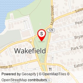 No Name Provided on Church Street, Wakefield Massachusetts - location map