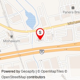 Ninety Nine Restaurant & Pub on Mishawum Road, Woburn Massachusetts - location map