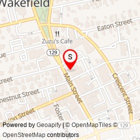 Northeast Numismatics on Main Street, Wakefield Massachusetts - location map