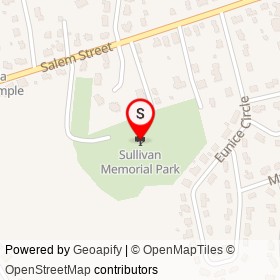 Sullivan Memorial Park on , Wakefield Massachusetts - location map