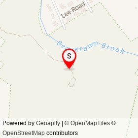 Beaver Dam Brook Reservation on Green Meadow Drive, Lynnfield Massachusetts - location map